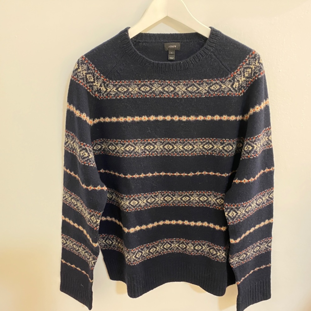 J. Crew Fair Isle Men’s Sweater